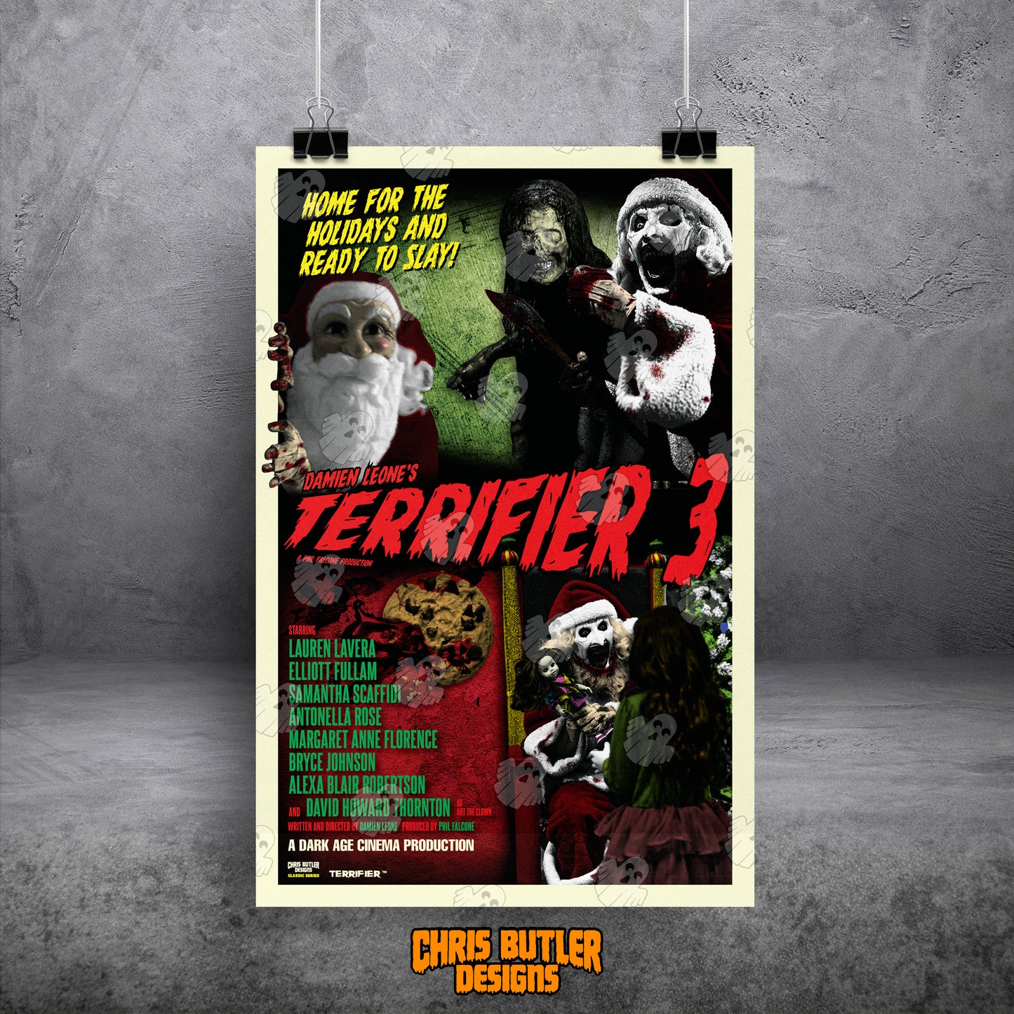 Terrifier 3 (Classic Series) OFFICIALLY LICENSED 11x17 Alternative Movie Poster