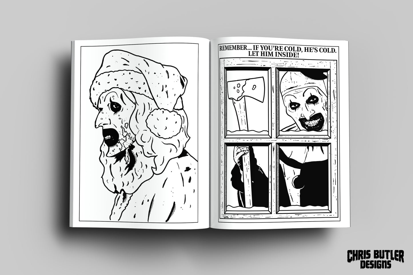 Color The Terrifier (EXPANDED EDITION) Officially Licensed Coloring and Activity Book