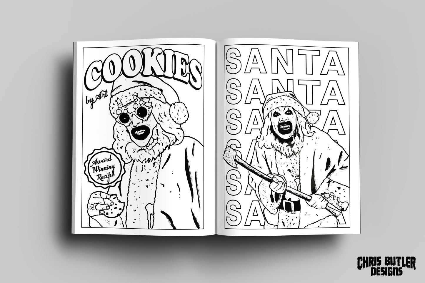 Color The Terrifier (EXPANDED EDITION) Officially Licensed Coloring and Activity Book