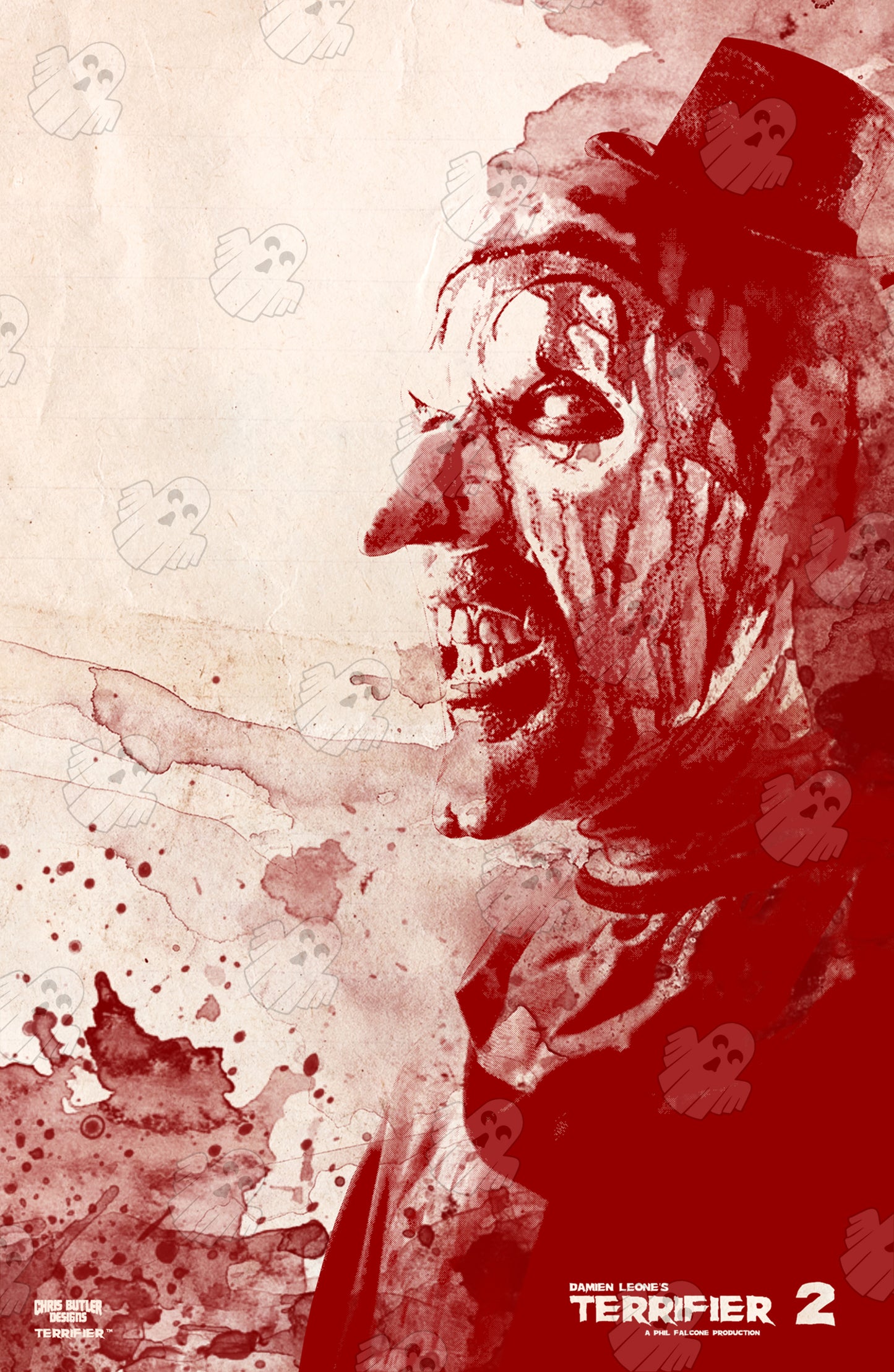 Terrifier 2 Written In Blood Design (Officially Licensed) 11x17 Alternative Movie Poster