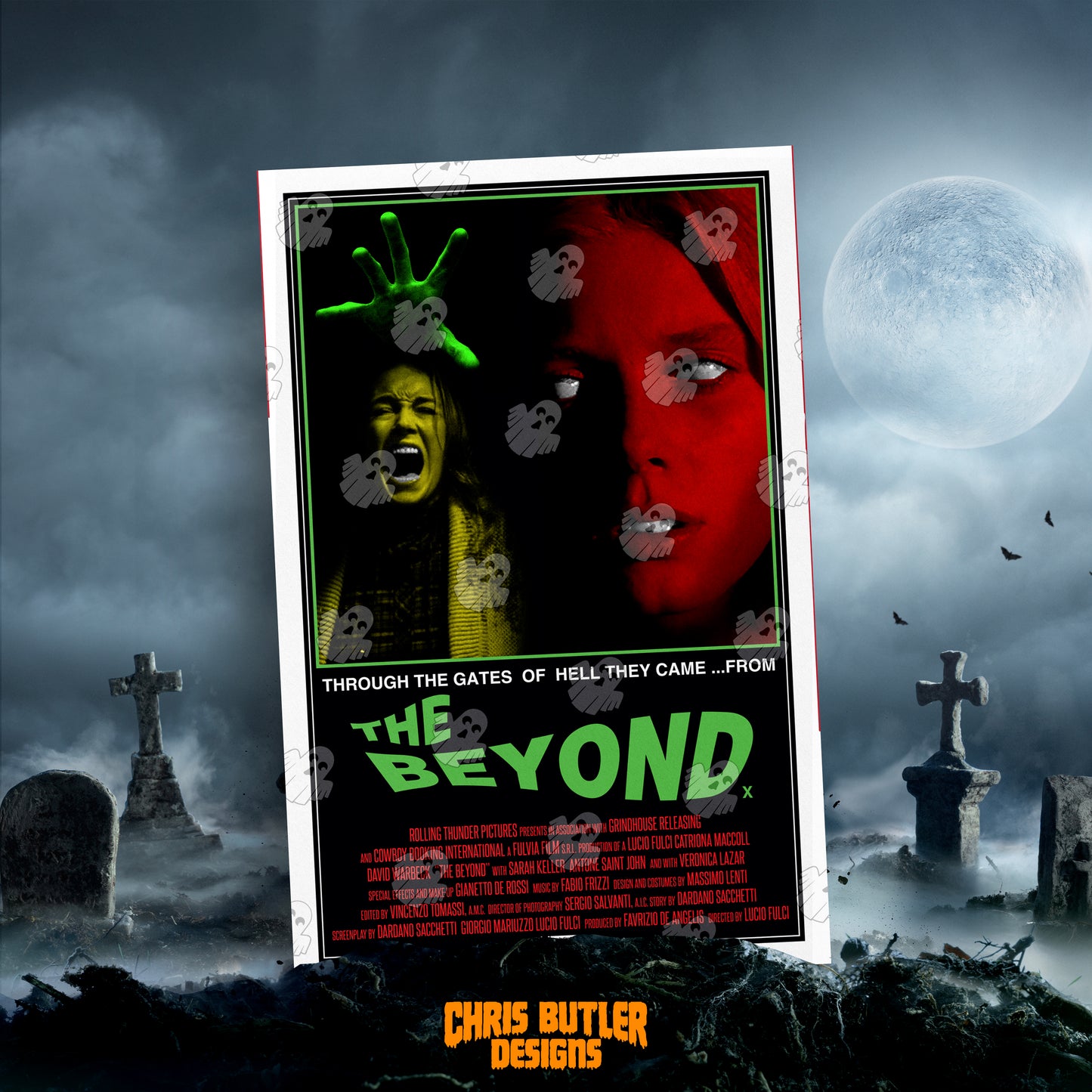 The Beyond 11x17 Alternative Movie Poster