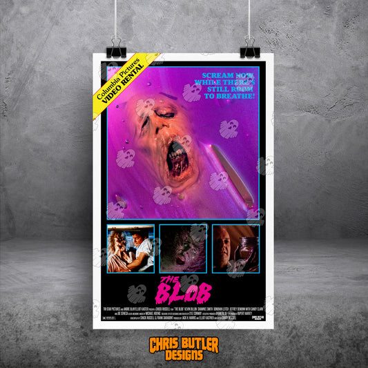 The Blob (VHS Series 2) 11x17 Alternative Movie Poster