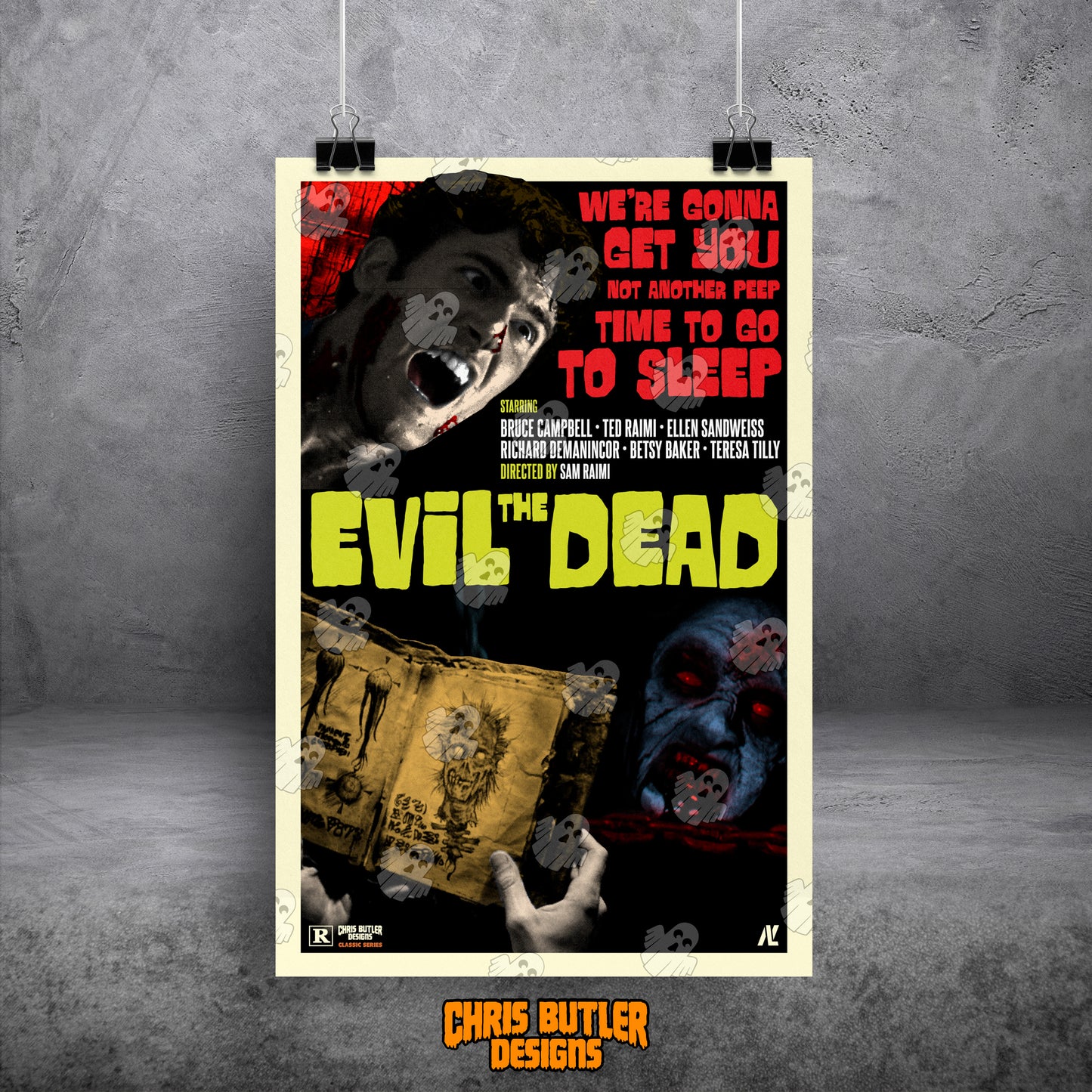 The Evil Dead (Classic Series 8) 11x17 Alternative Movie Poster
