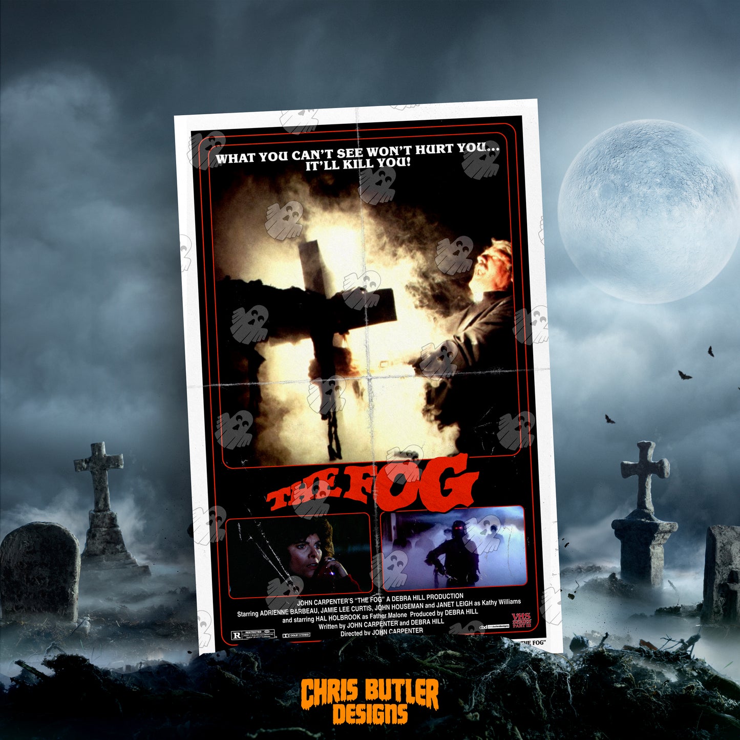 The Fog (VHS Series 3) 11x17 Alternative Movie Poster