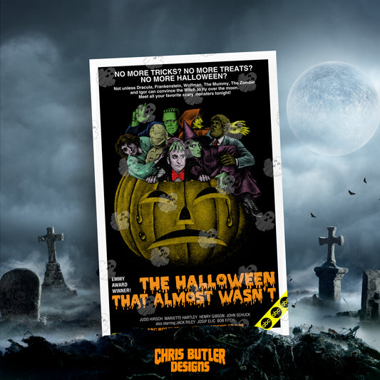 The Halloween That Almost Wasn't 11x17 Alternative Movie Poster