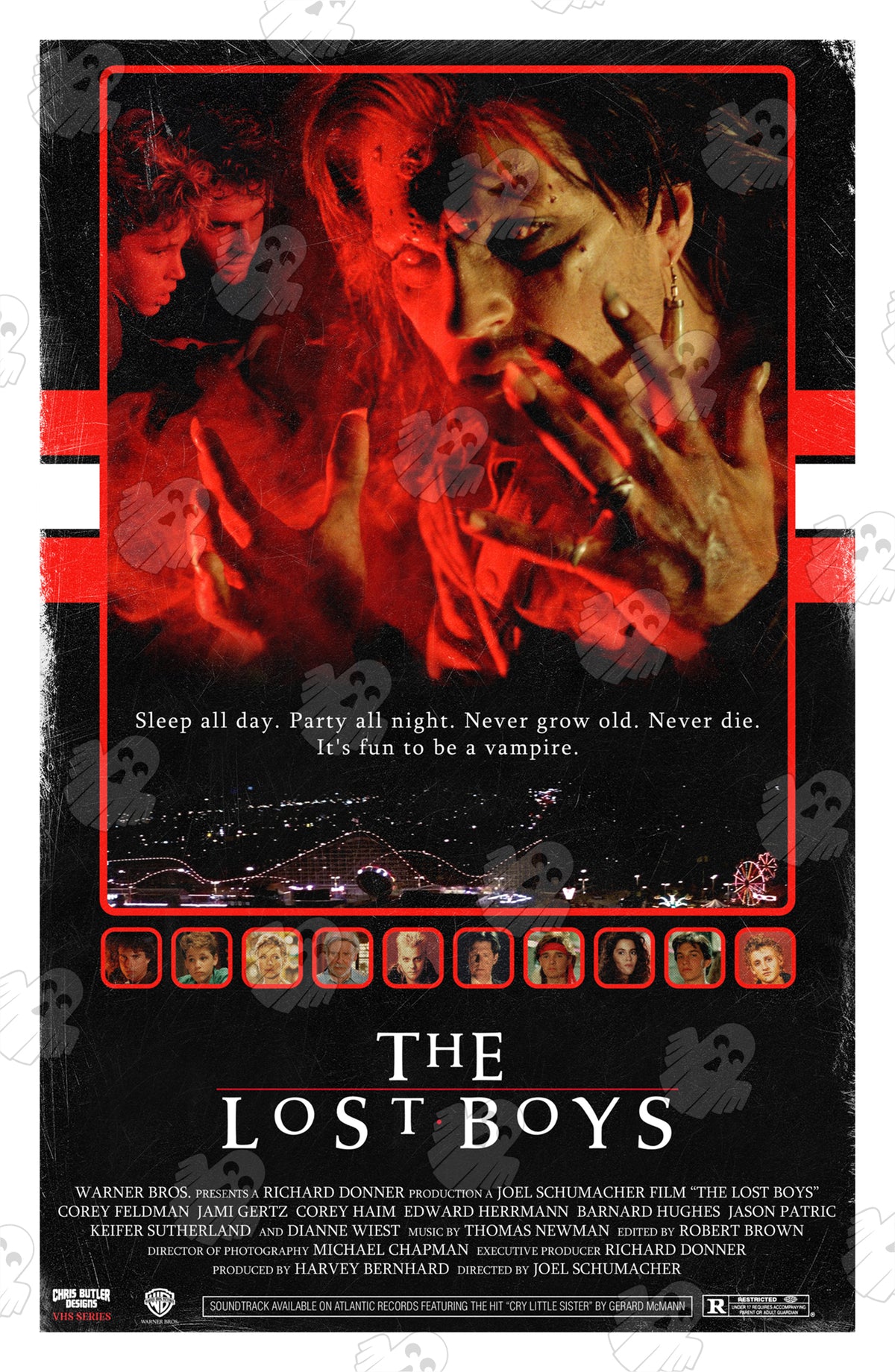 The Lost Boys (VHS Series) 11x17 Alternative Movie Print