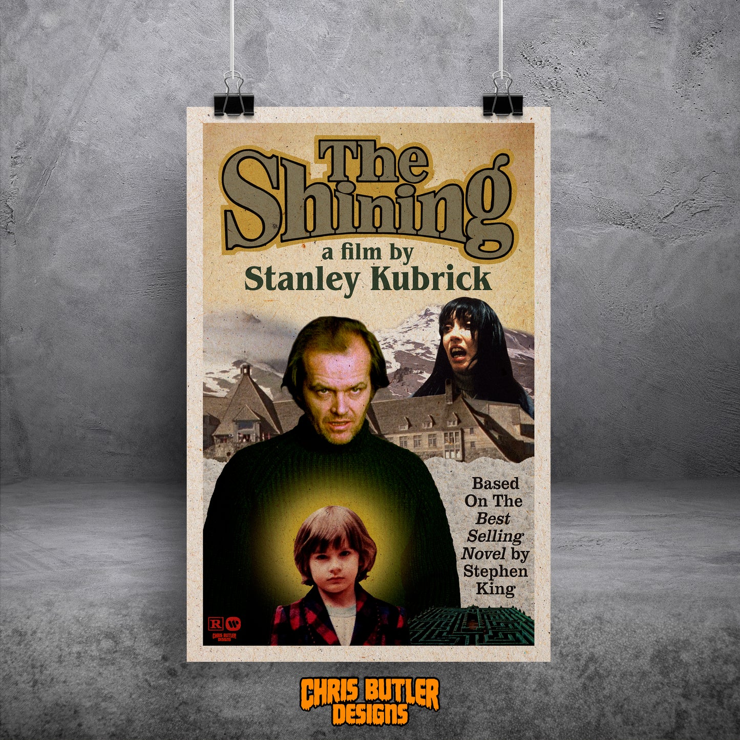 The Shining (Book Inspired Design) 11x17 Alternative Movie Print