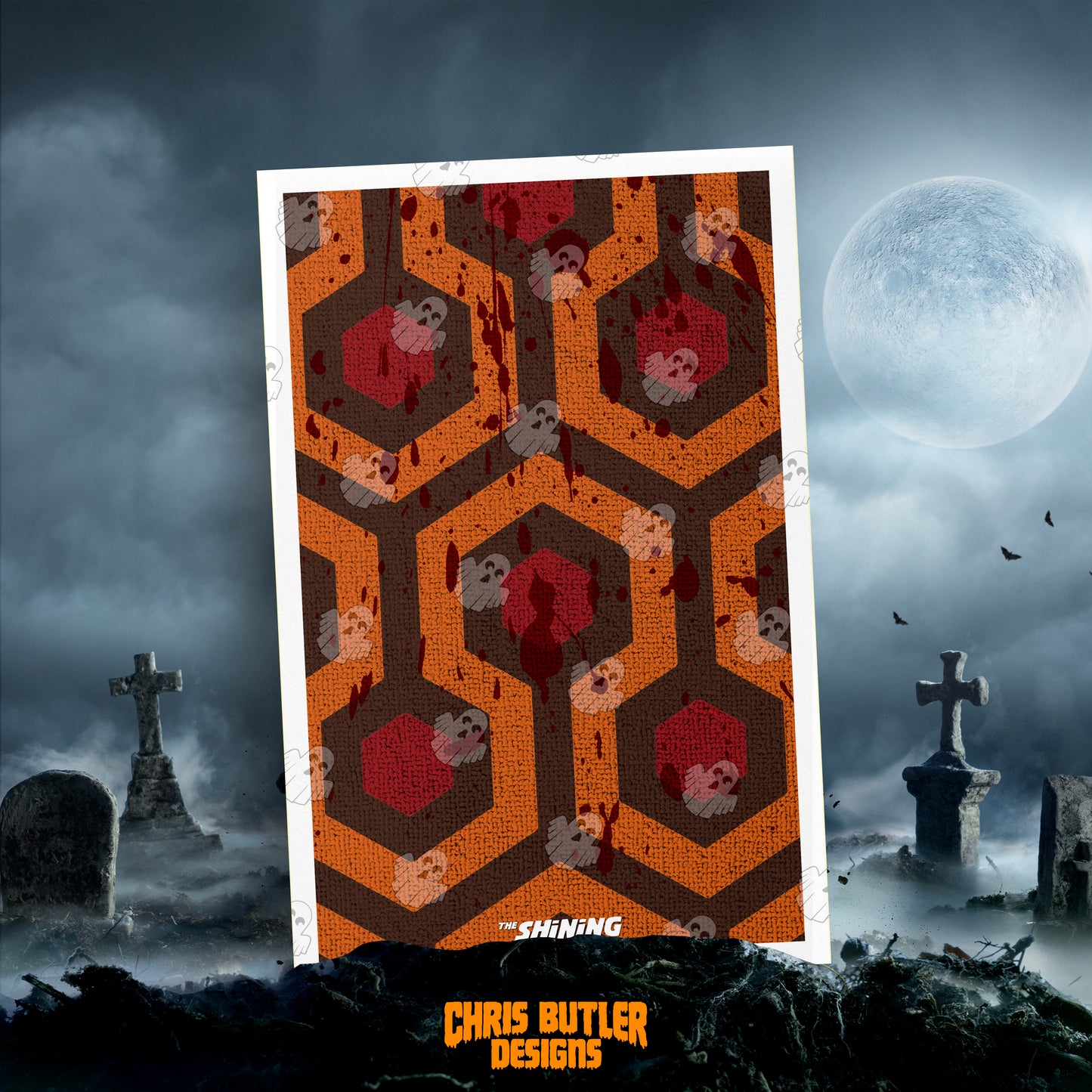 The Shining (Carpet Design) 11x17 Alternative Movie Poster