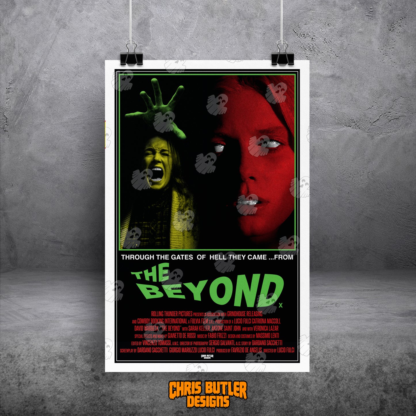 The Beyond 11x17 Alternative Movie Poster