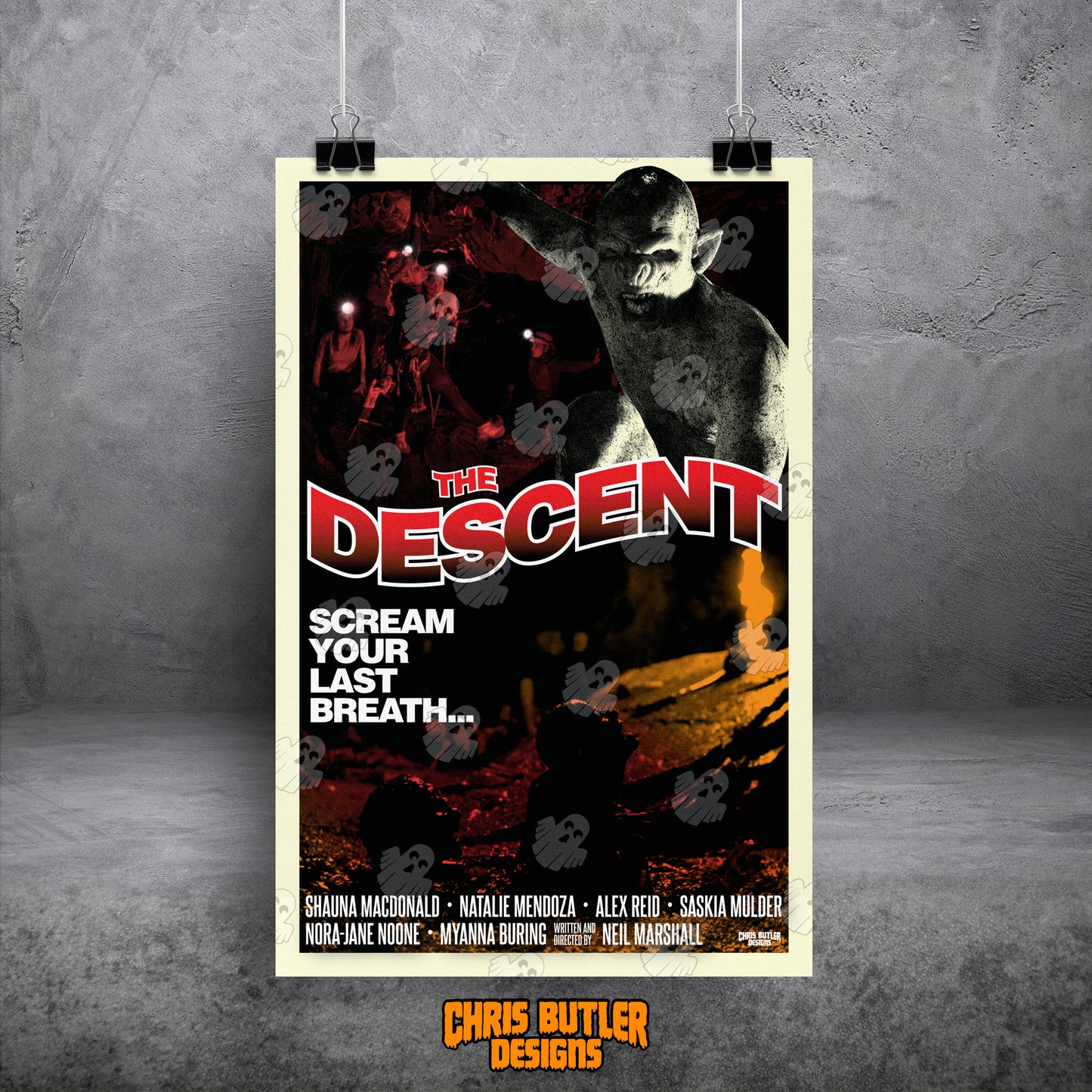 The Descent (Classic Series) 11x17 Alternative Movie Poster