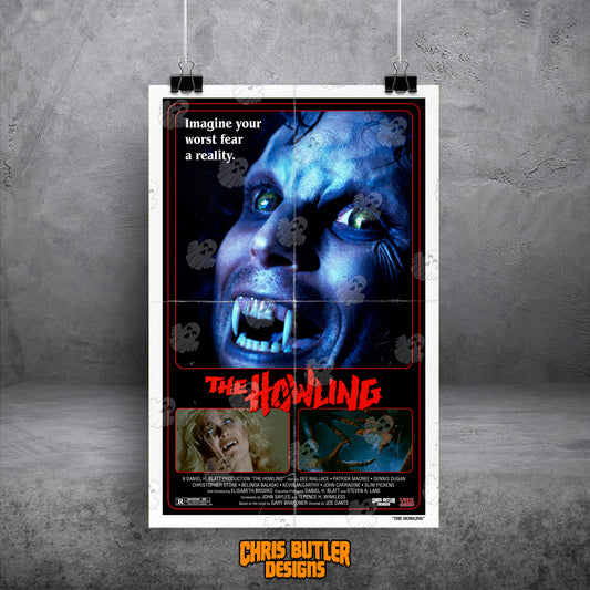 The Howling (VHS Series 3) 11x17 Alternative Movie Poster