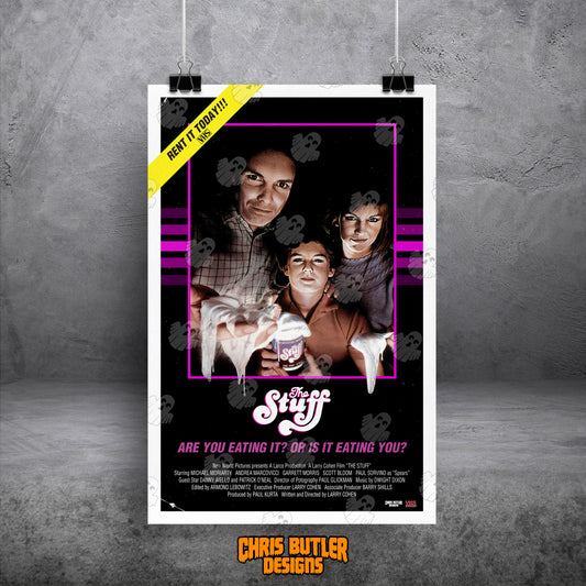 The Stuff (VHS Series) 11x17 Alternative Movie Poster