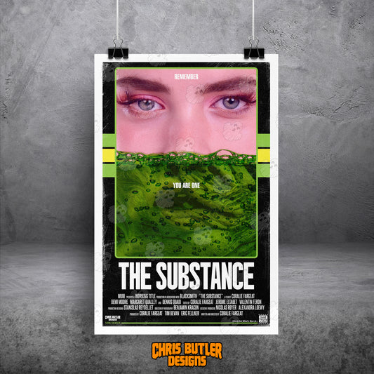 The Substance 11x17 Alternative Movie Poster