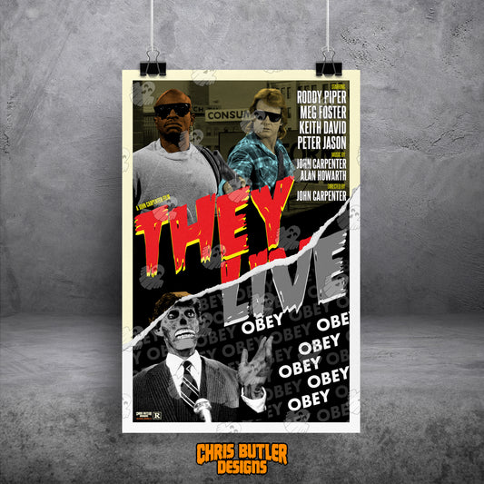They Live (Classic Series) 11x17 Alternative Movie Poster
