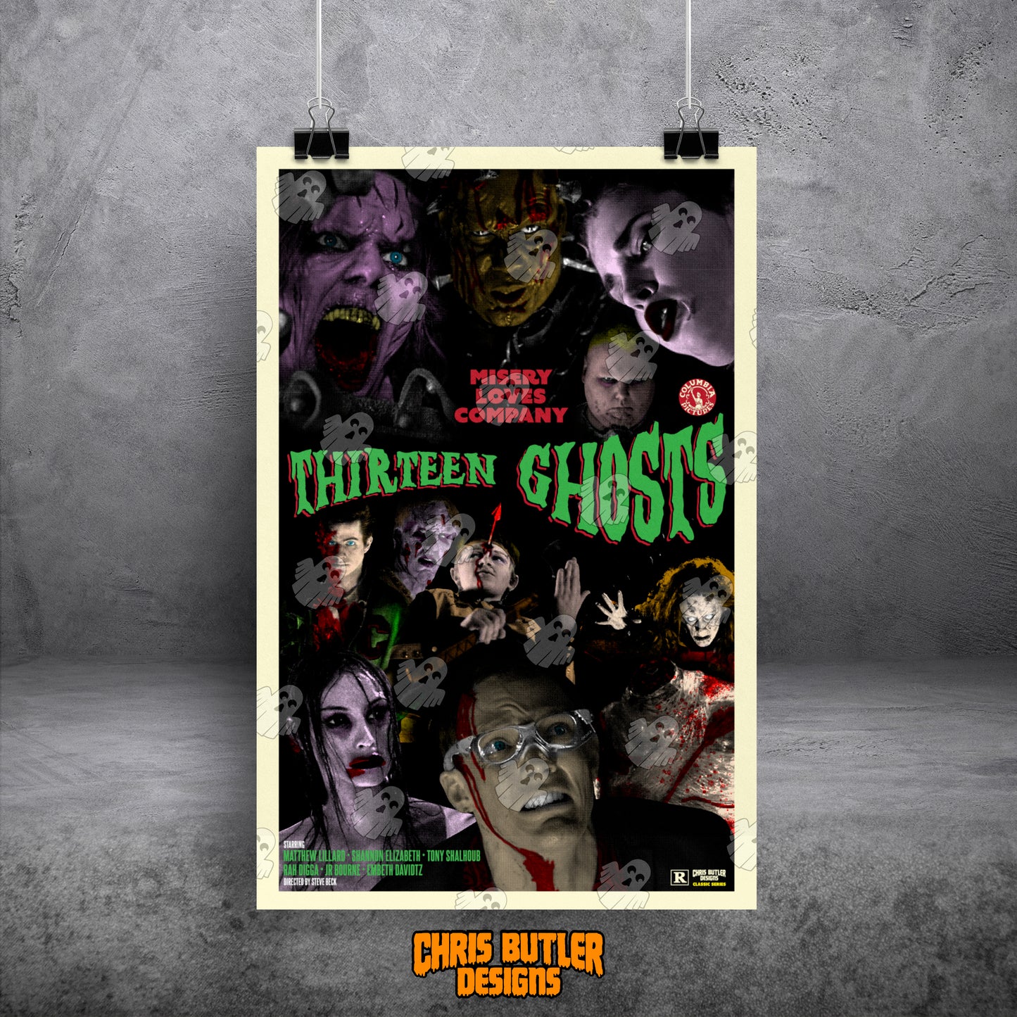 Thirteen Ghosts (Classic Series 9) 11x17 Alternative Movie Poster