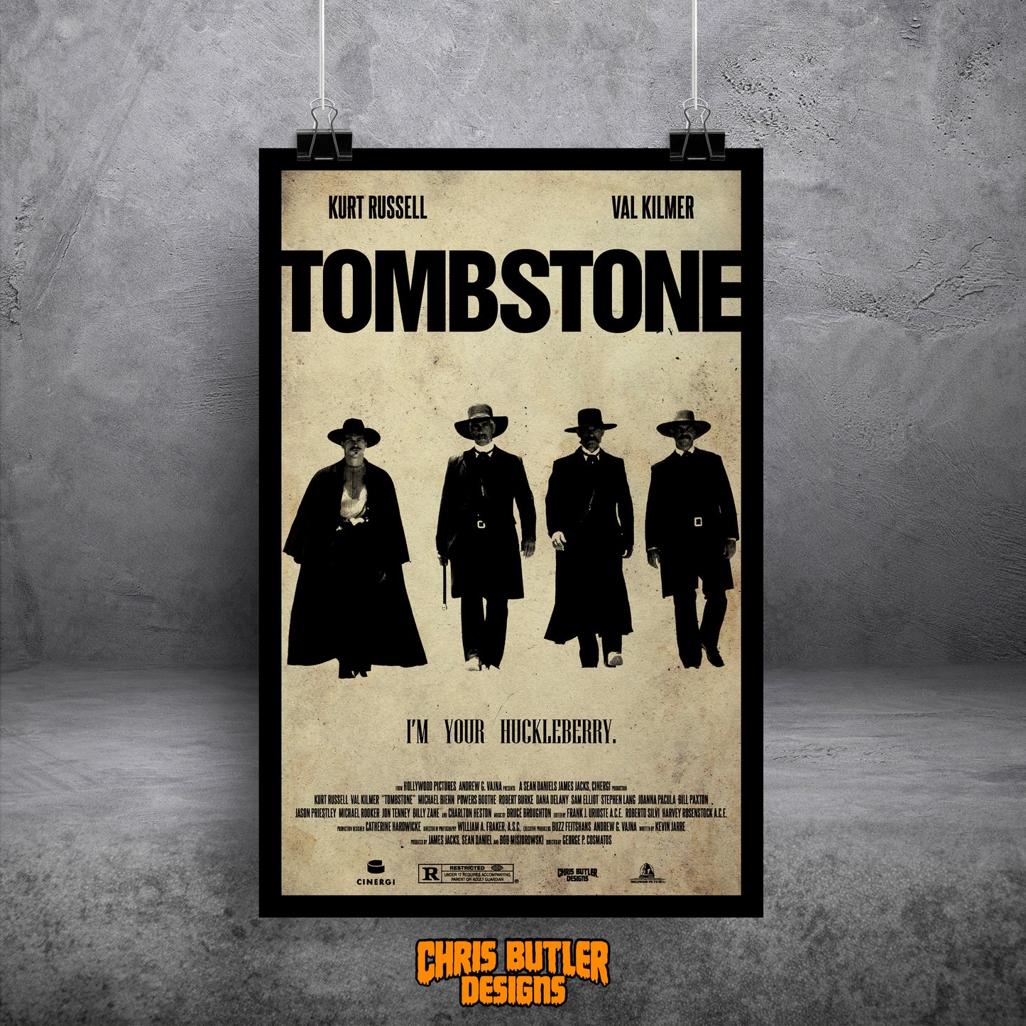 Tombstone 11x17 Alternative Movie Print