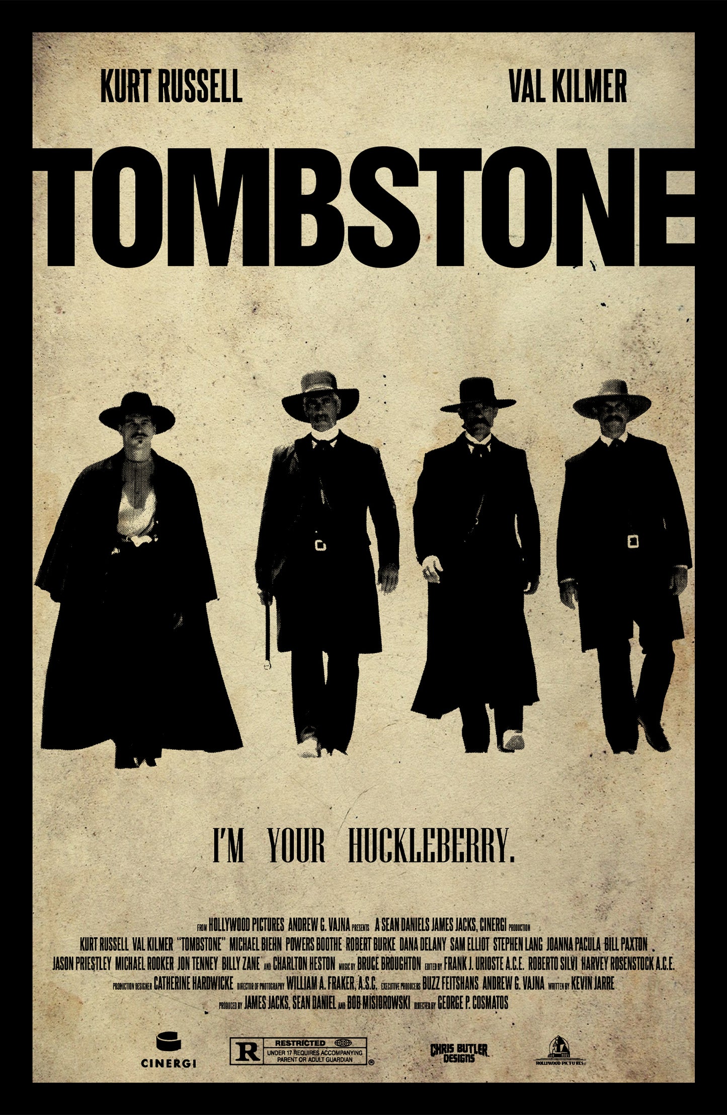 Tombstone 11x17 Alternative Movie Print