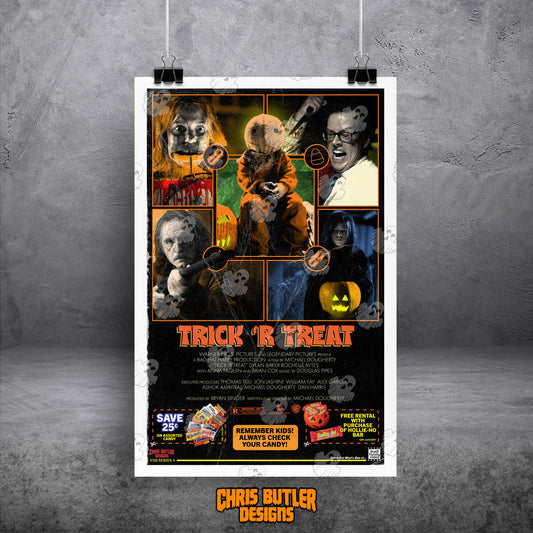 Trick R Treat (VHS Series 4) 11x17 Alternative Movie Poster