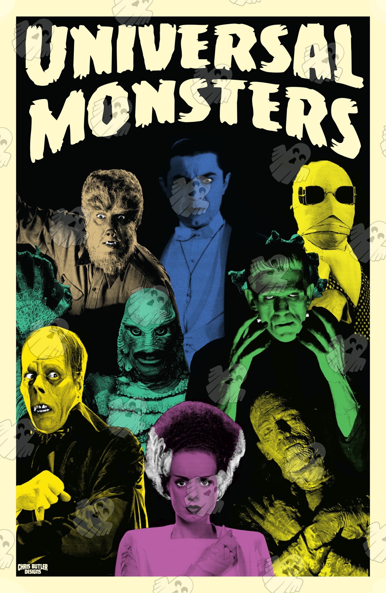 universal monsters freevee Universal Monsters 11x17 Alternative Movie Print