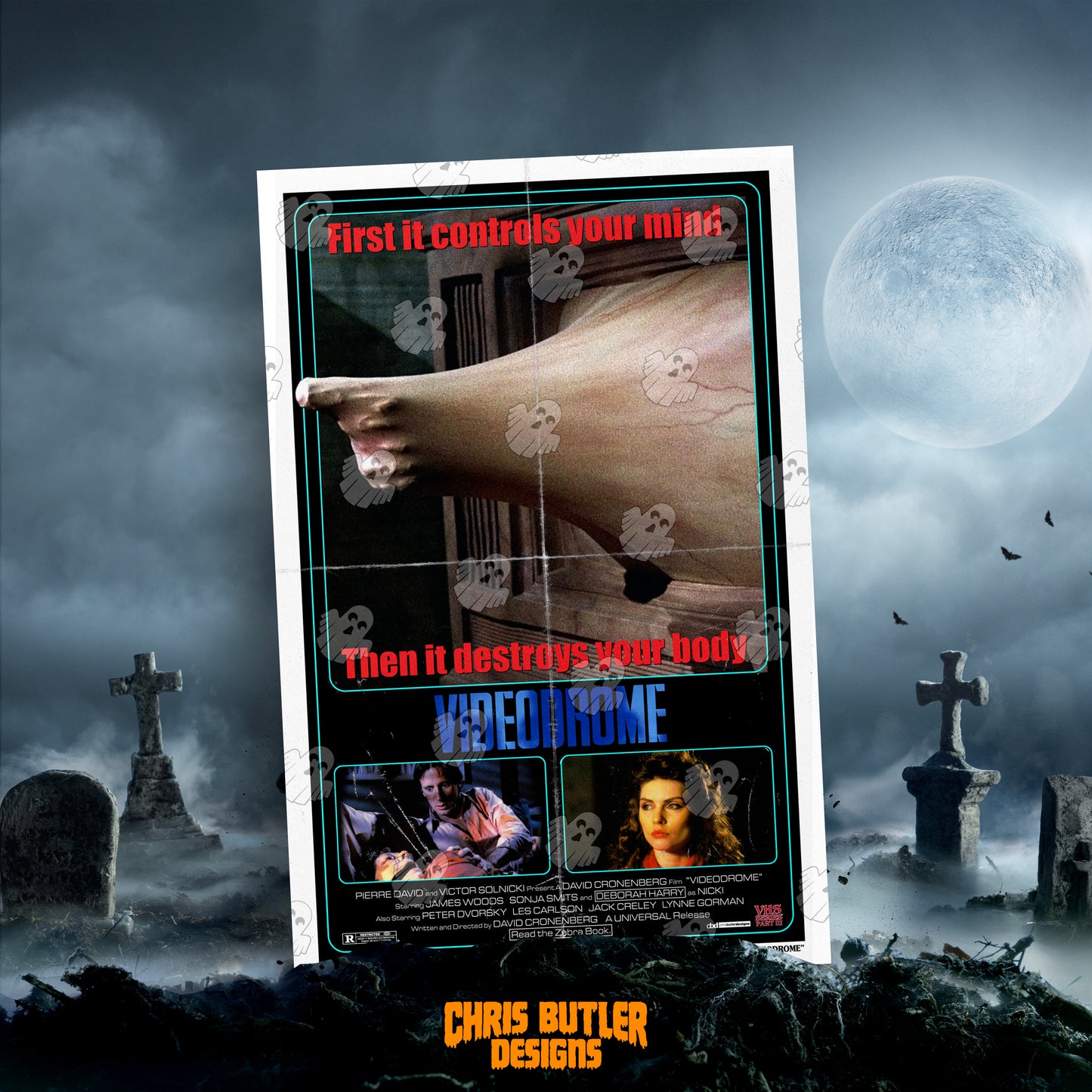 Videodrome (VHS Series 3) 11x17 Alternative Movie Poster