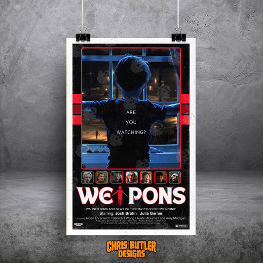 Weapons (VHS Series) 11x17 Alternative Movie Print