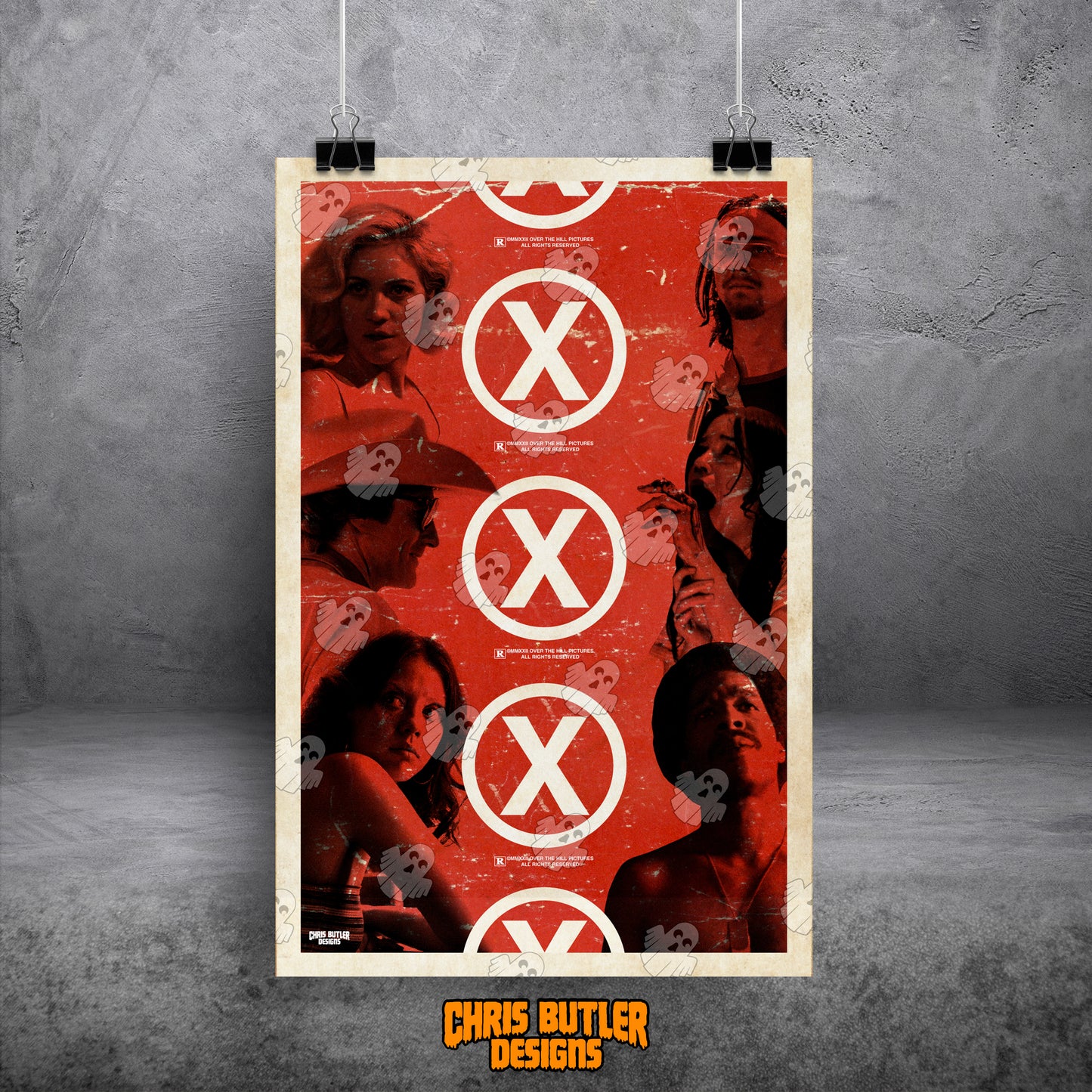 X (Design 2) 11x17 Alternative Movie Poster