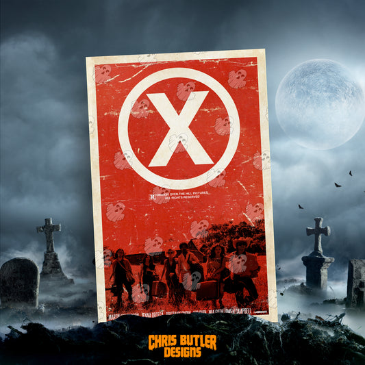 X (Design 1) 11x17 Alternative Movie Poster