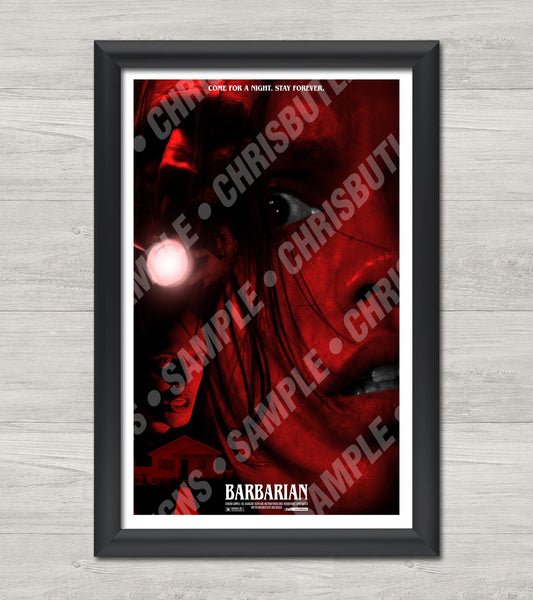 Barbarian (Design 2) 11x17 Alternative Movie Poster