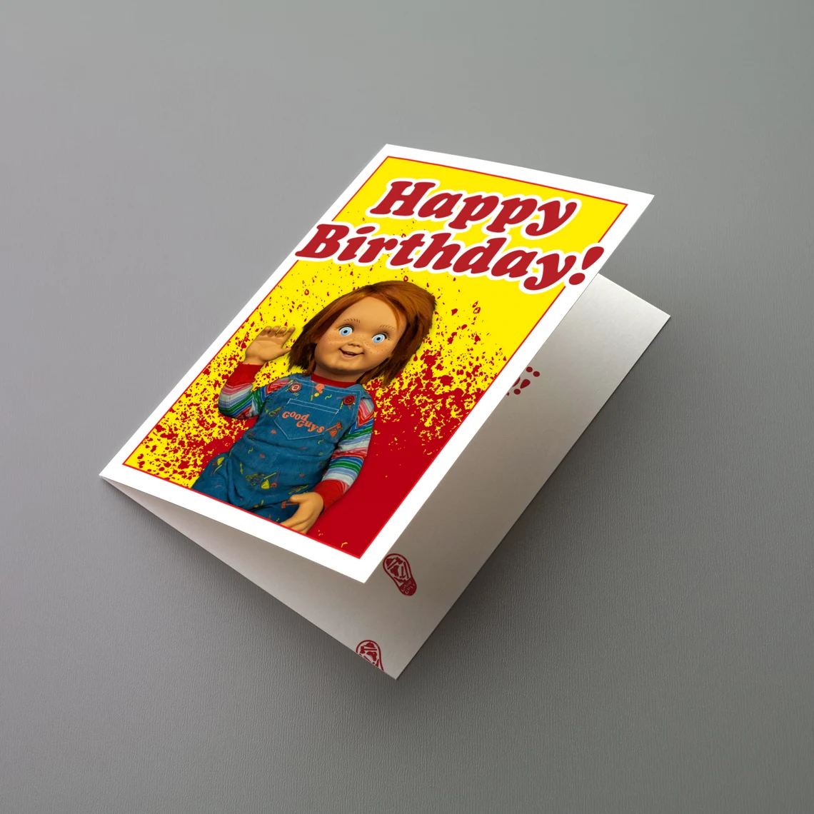 Chucky Birthday Card