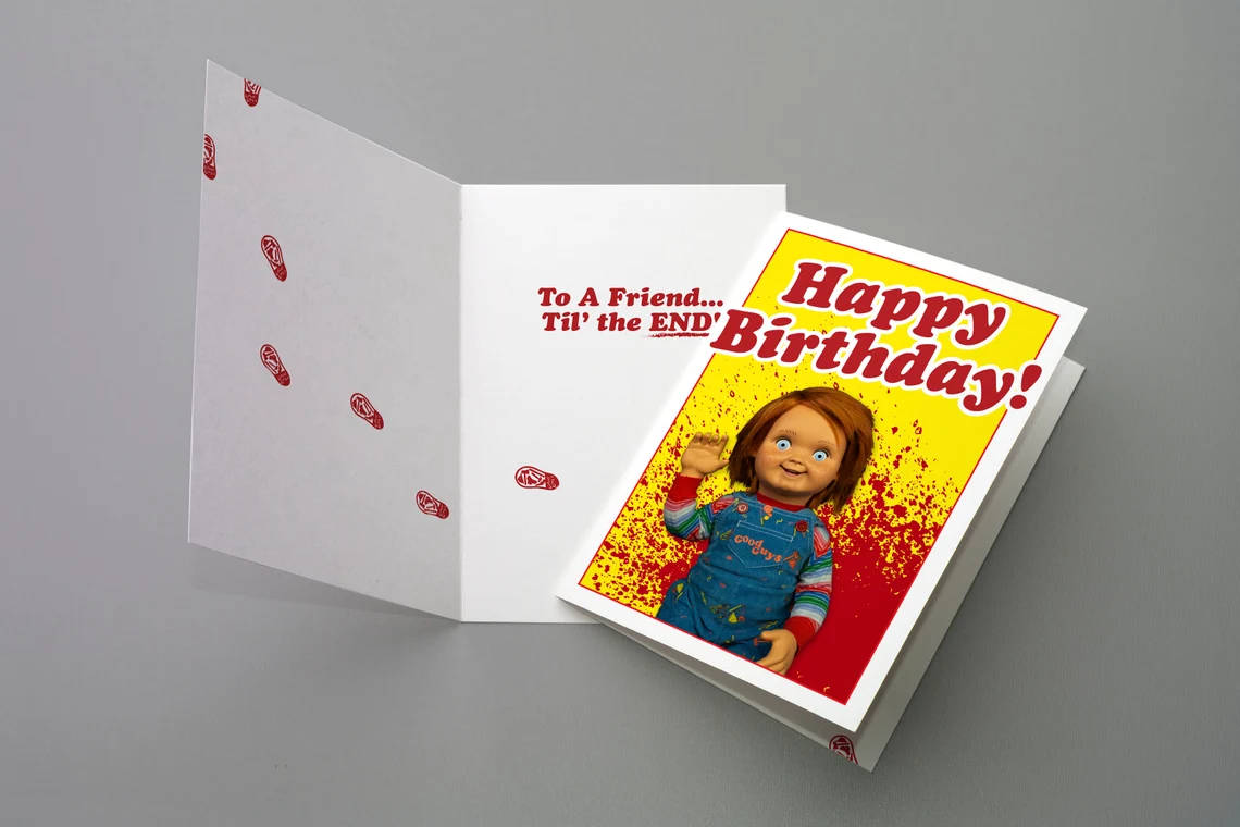 Chucky Birthday Card
