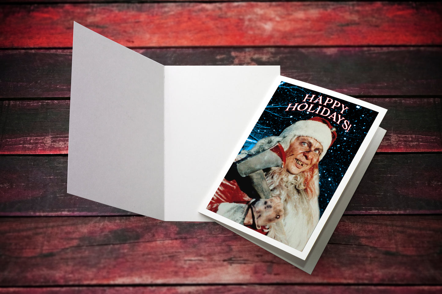 Tales From The Crypt Themed Holiday Card