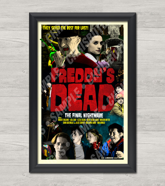 Freddy's Dead: The Final Nightmare (Classic Series 10) 11x17 Alternative Movie Poster