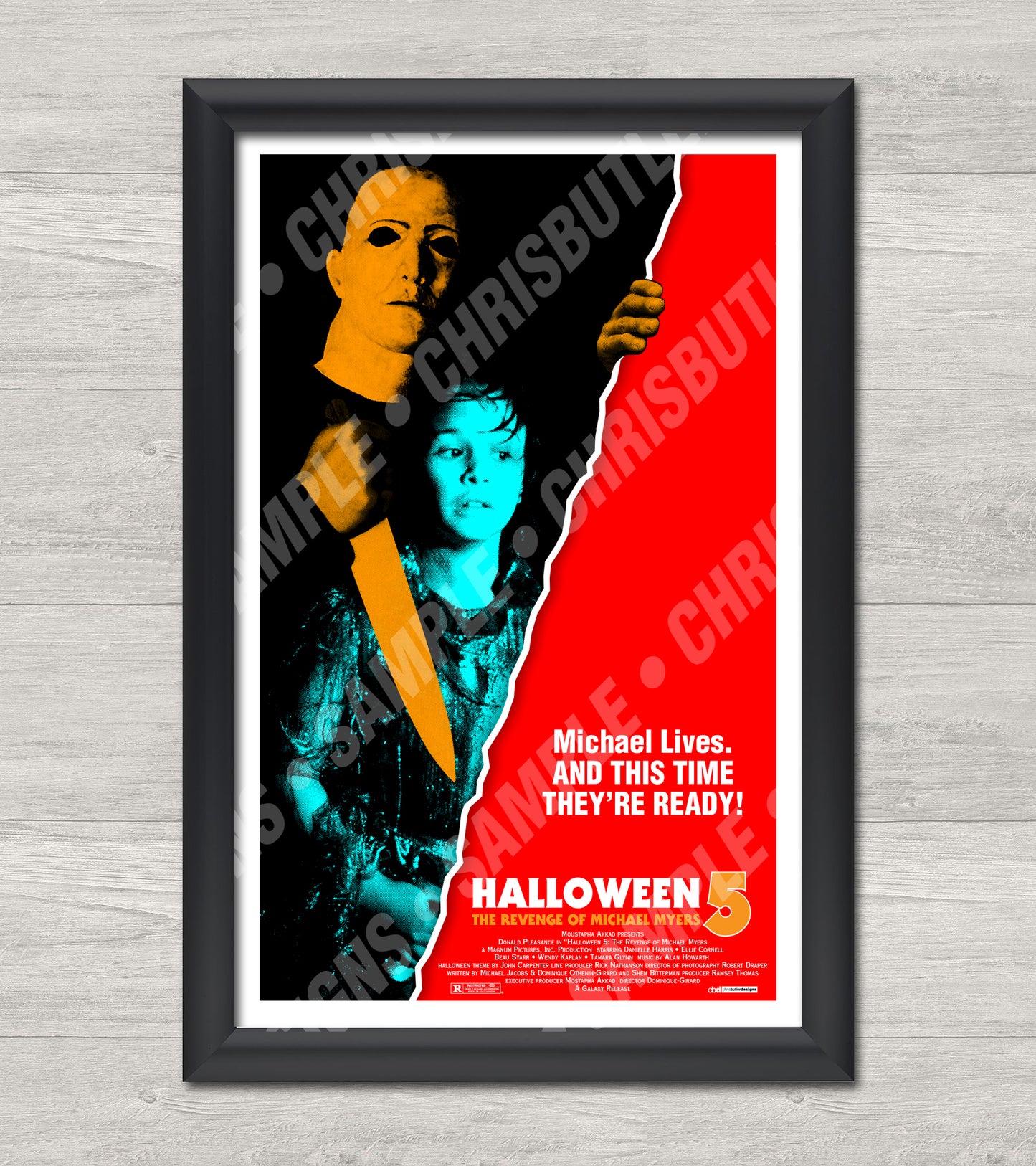 Halloween 5: The Revenge Of Michael Myers 11x17 Alternative Movie Poster