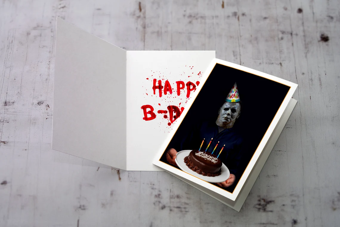 Michael Myers Birthday Card