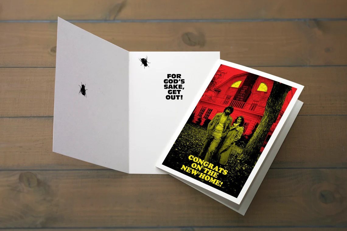 New Home (Amityville Horror) Greeting Card