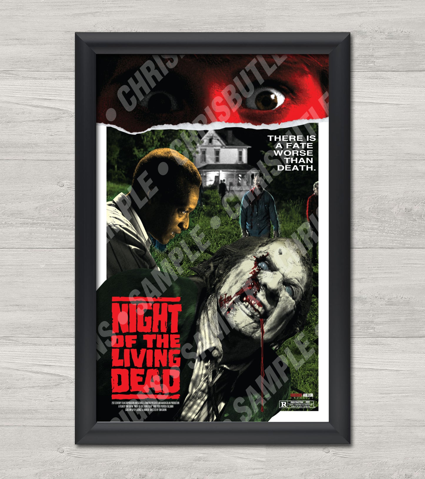 Night Of The Living Dead (1990) 11x17 Alternative Movie Poster
