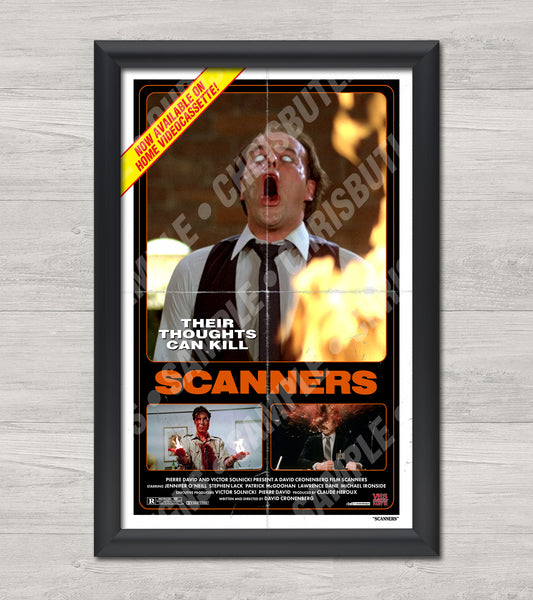 Scanners (VHS Series 3) 11x17 Alternative Movie Poster