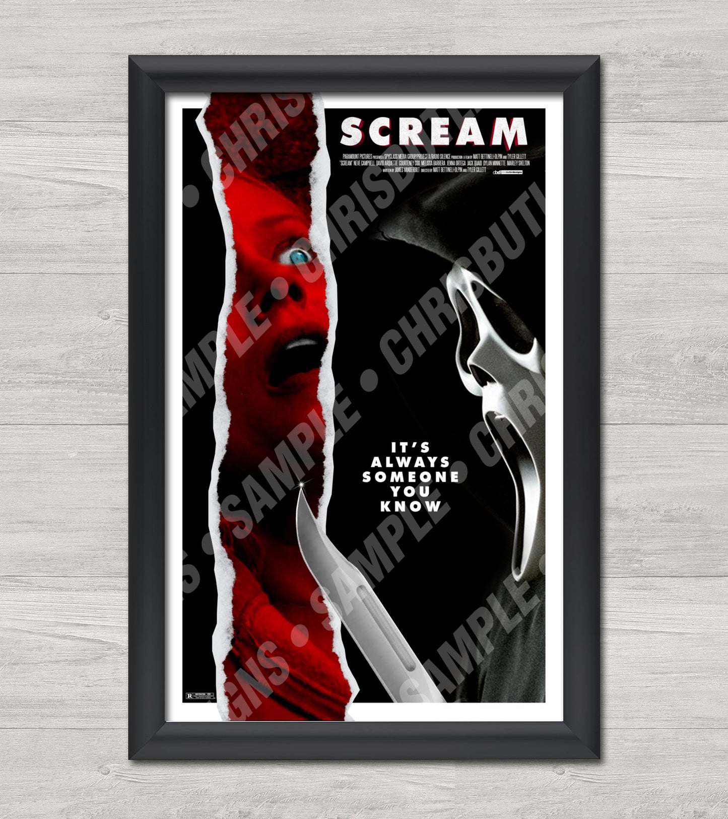 Scream (2022) Design 3 11x17 Print