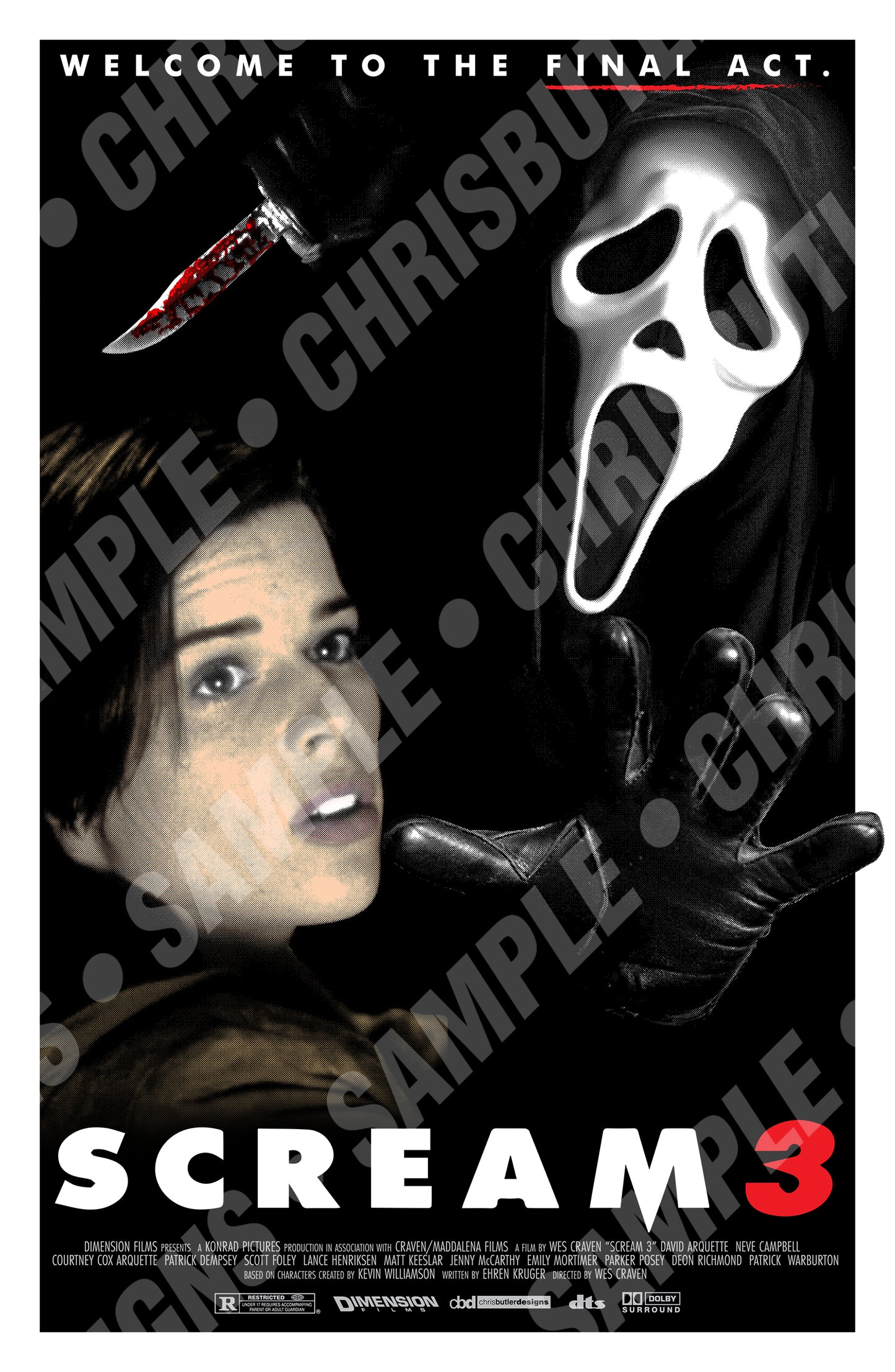 Scream 3 11x17 Alternative Movie Poster