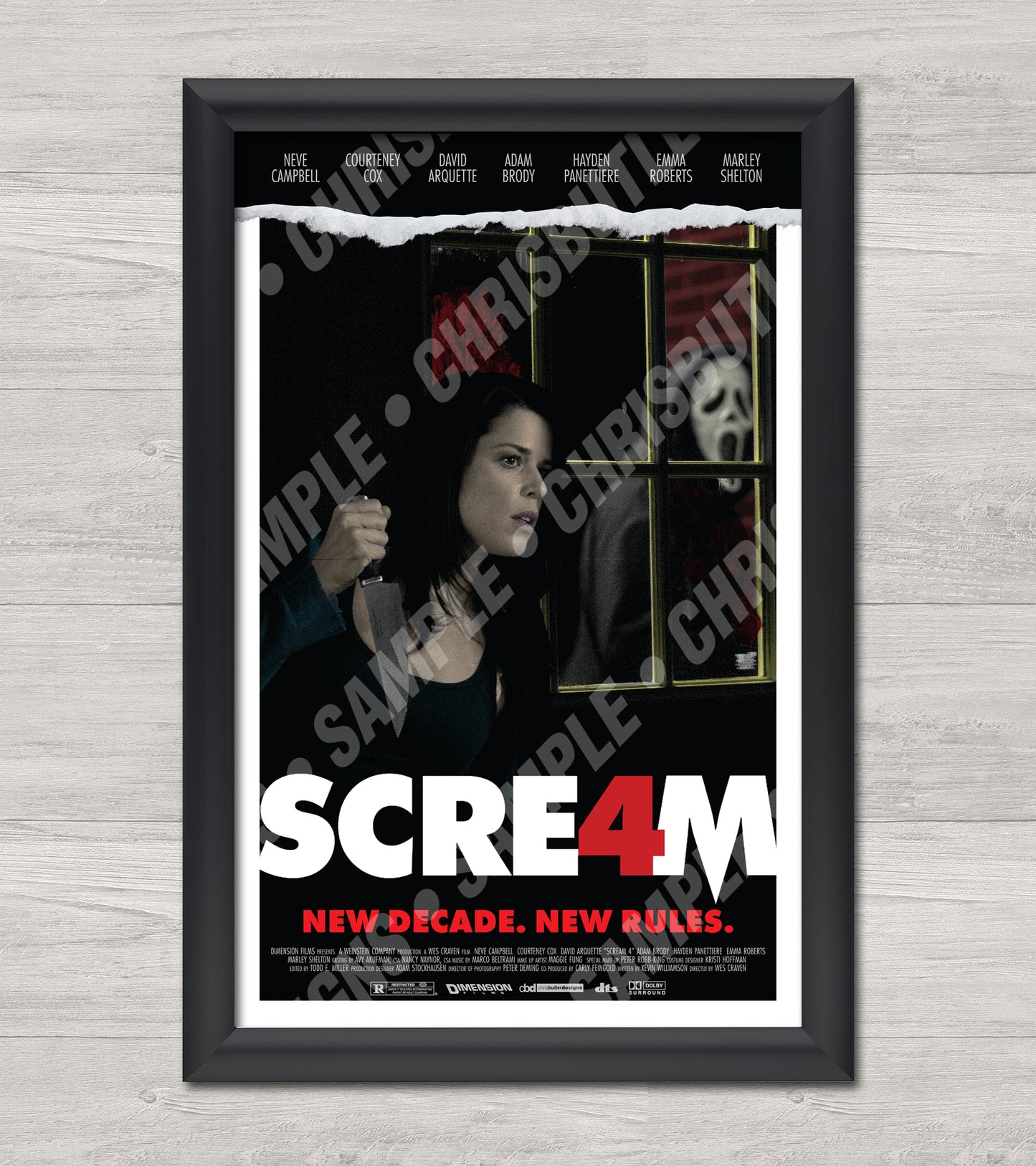 Scream 4 11x17 Print