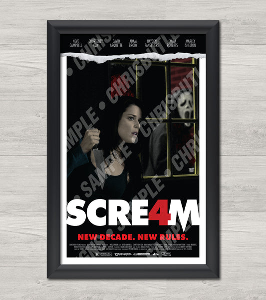 Scream 4 11x17 Alternative Movie Poster