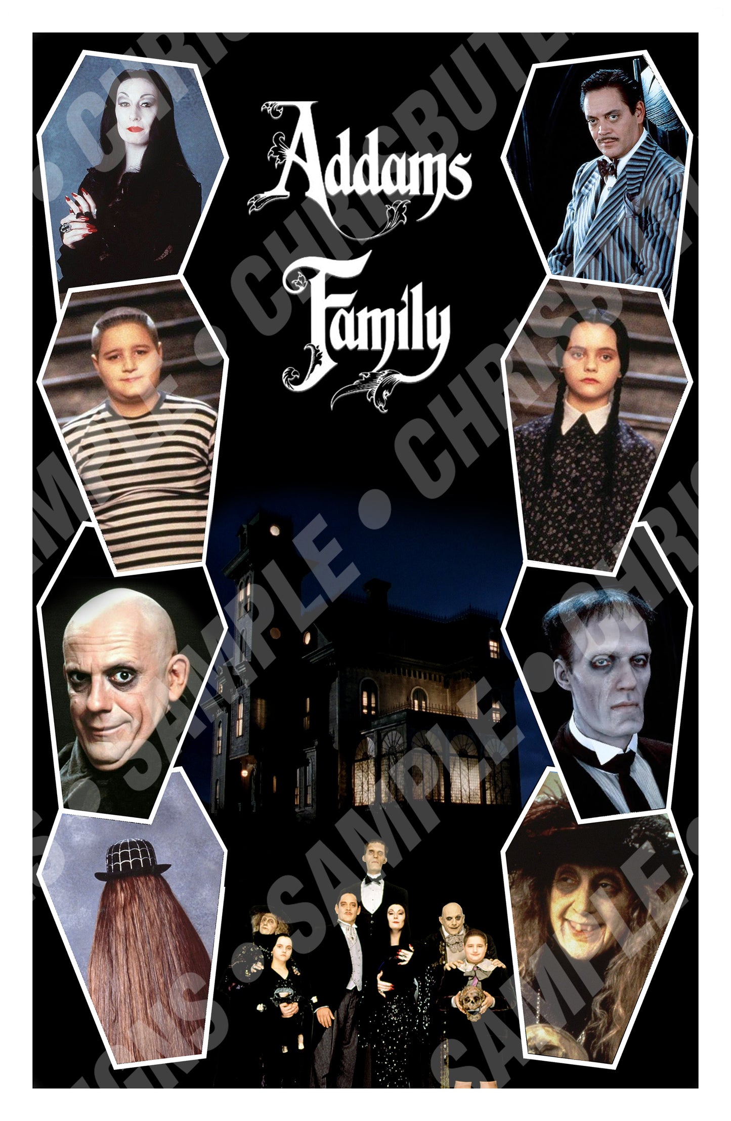 The Addams Family 11x17 Print