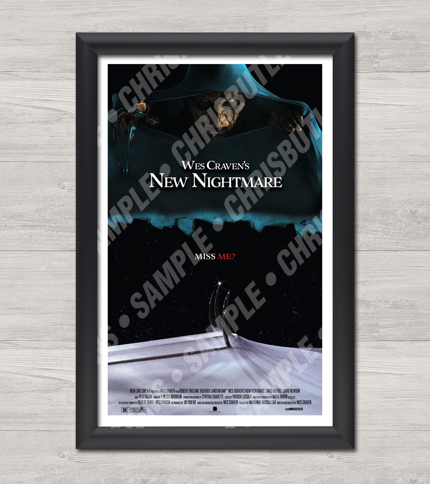 Wes Craven's New Nightmare 11x17 Alternative Movie Poster